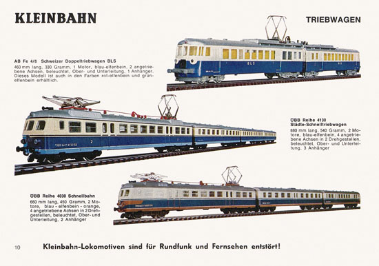 Kleinbahn Katalog 1975-1976