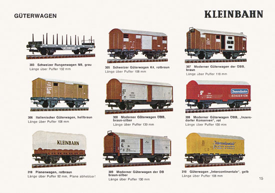 Kleinbahn Katalog 1975-1976