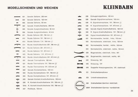 Kleinbahn Katalog 1975-1976