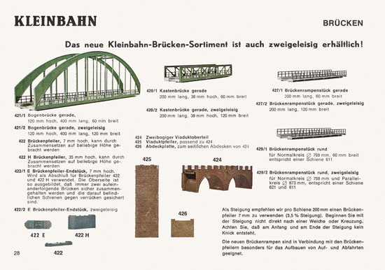 Kleinbahn Katalog 1975-1976