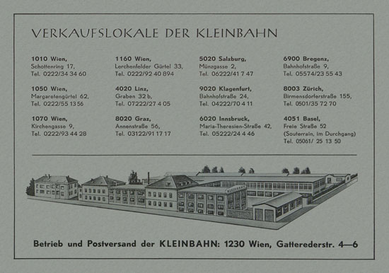 Kleinbahn Katalog 1975-1976