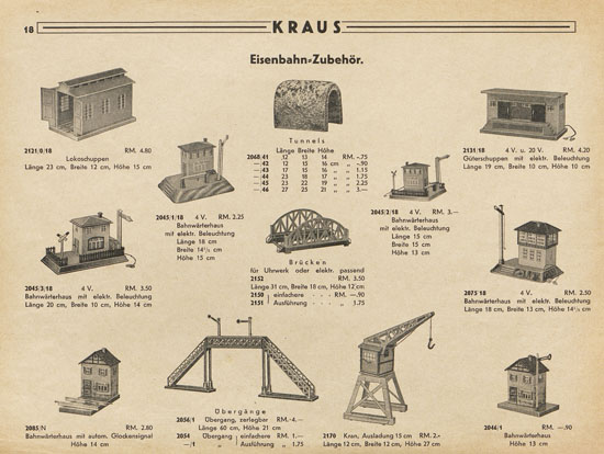 Kraus Fandor Sonderkatalog Nr. 19 wohl 1933