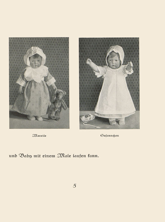 Käthe Kruse Puppen Katalog 1915