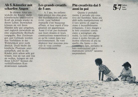 Seite 9 Lego Basic Prospekt 1986