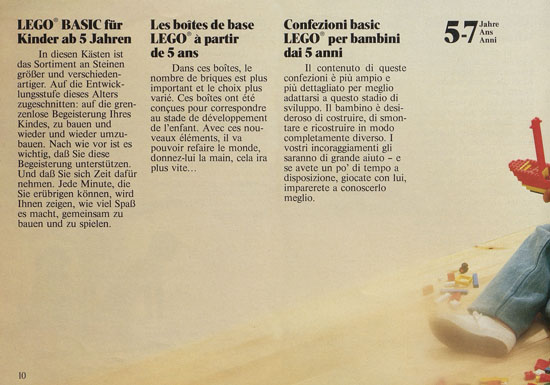 Seite 10 Lego Basic Prospekt 1986