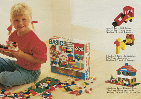 Lego Basic Prospekt 1986