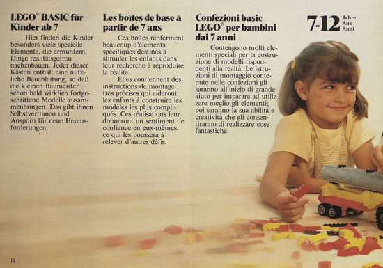 Seite 14 Lego Basic Prospekt 1986