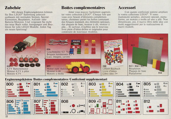 Seite 18 Lego Basic Prospekt 1986