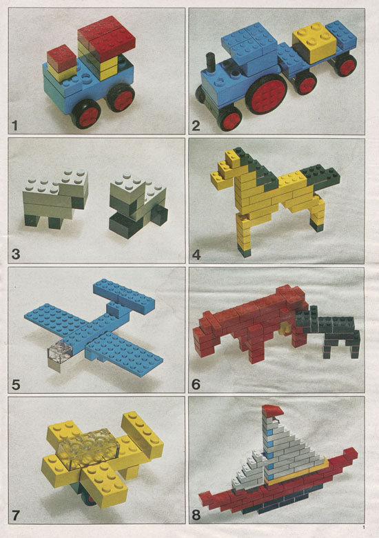 Lego Bauanleitung 1973