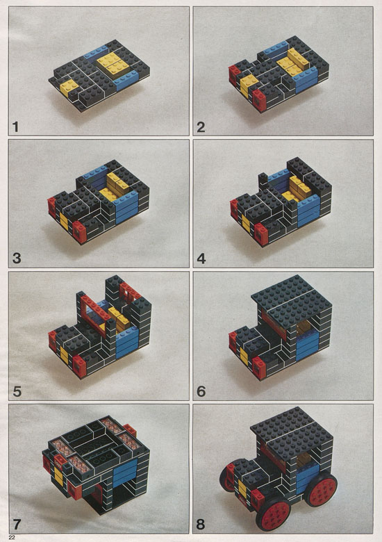 Lego Bauanleitung 1973