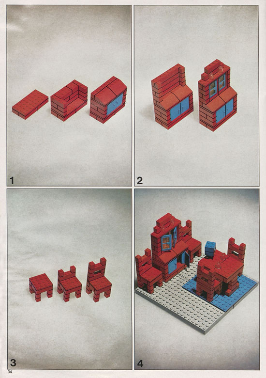 Lego Bauanleitung 1973