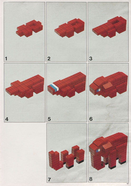 Lego Bauanleitung 1973