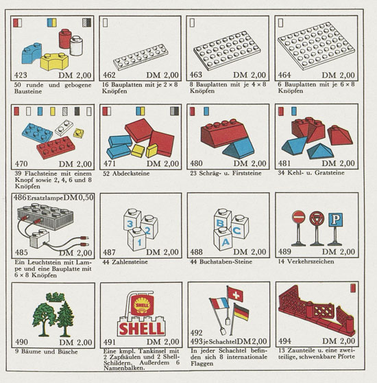 Lego System Sortiment 1967