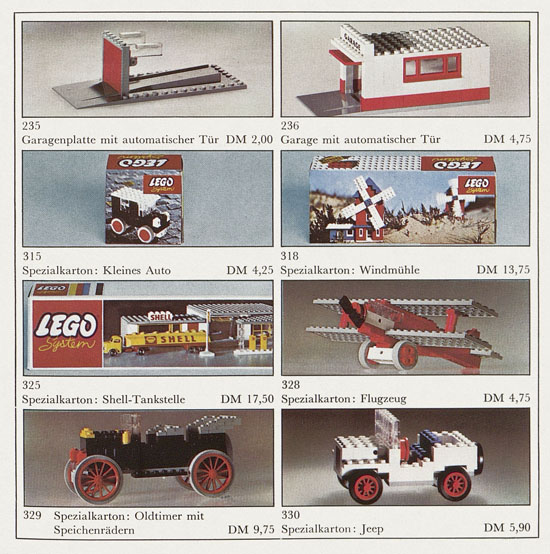 Lego System Sortiment 1968