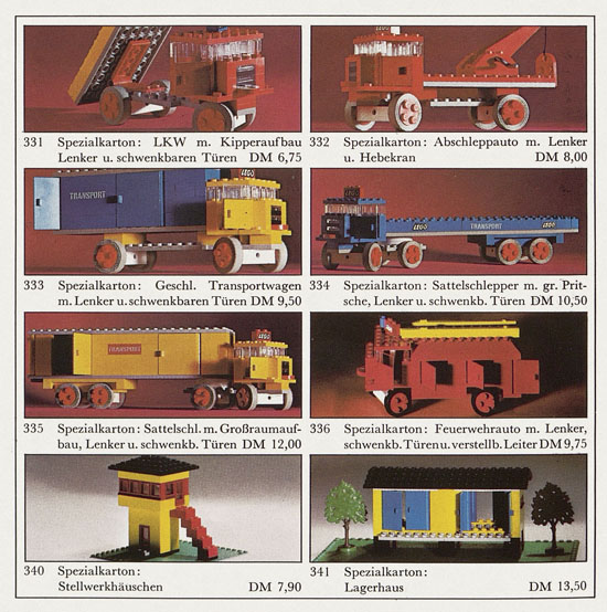 Lego System Sortiment 1968