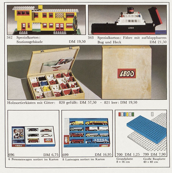 Lego System Sortiment 1968