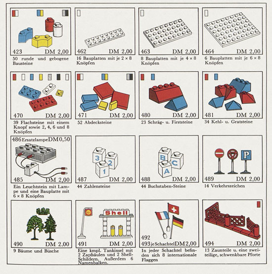 Lego System Sortiment 1968