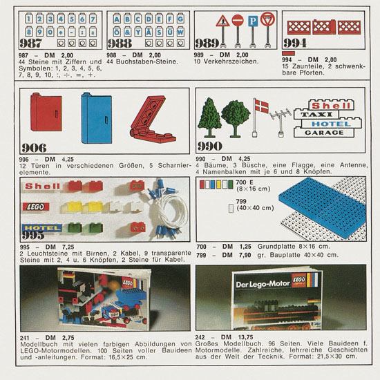 Lego Katalog 1970