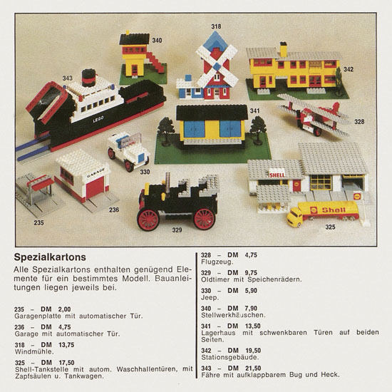 Lego Katalog 1970