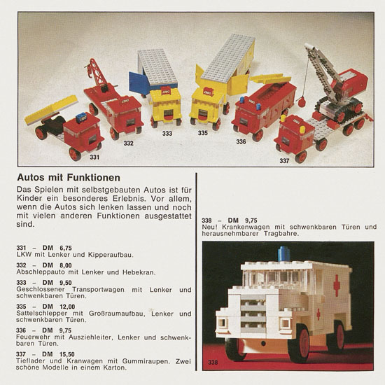Seite 8 Lego Katalog 1970