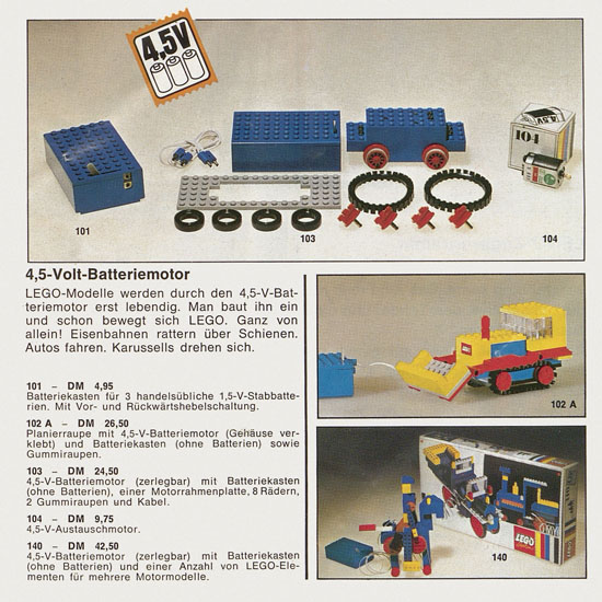 Lego Katalog 1970