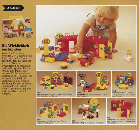 Lego & Duplo Programm 1983