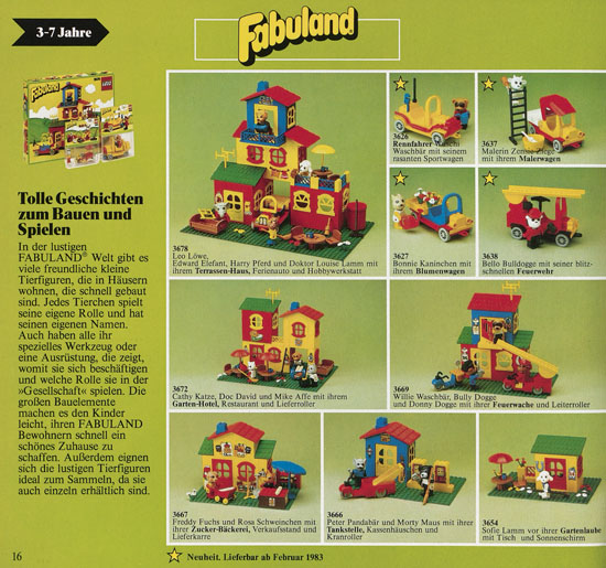 Lego & Duplo Programm 1983