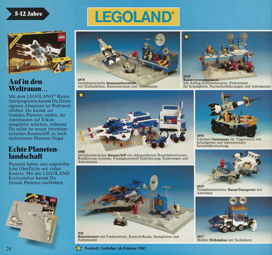 Lego & Duplo Programm 1983