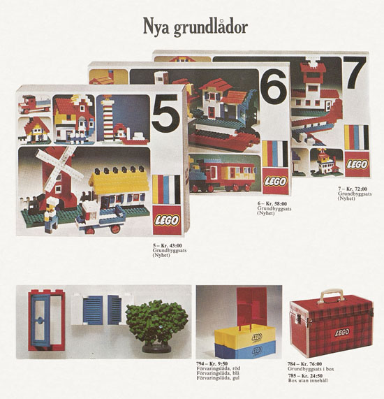 Lego catalogue Sweden 1973