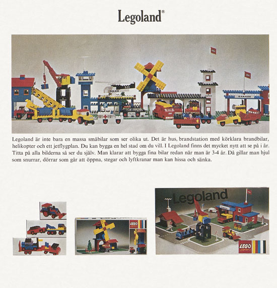 Lego catalogue Sweden 1973