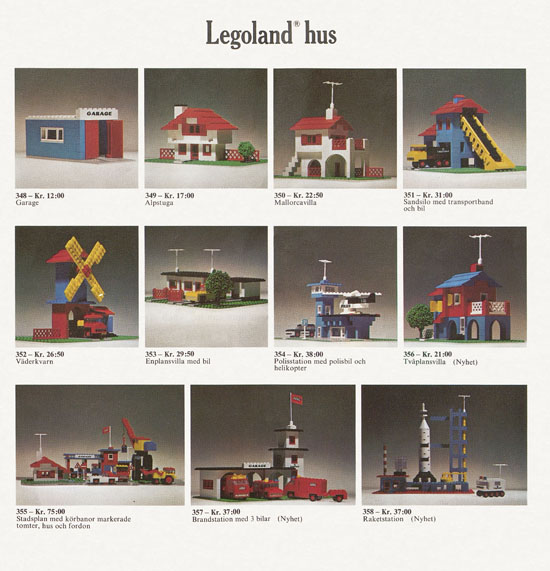 Lego catalogue Sweden 1973