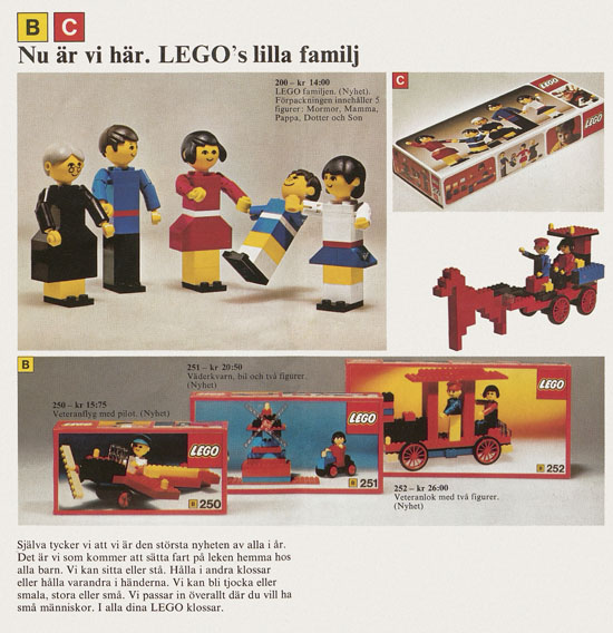 Lego catalogue Sweden 1974