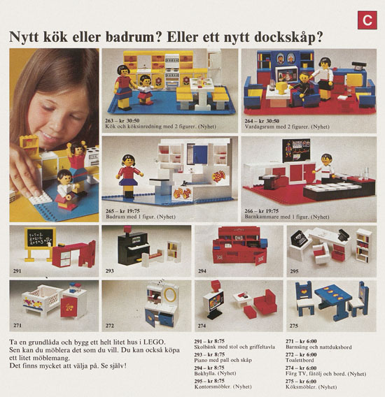 Lego catalogue Sweden 1974