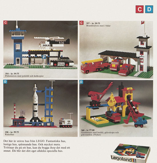 Lego catalogue Sweden 1974