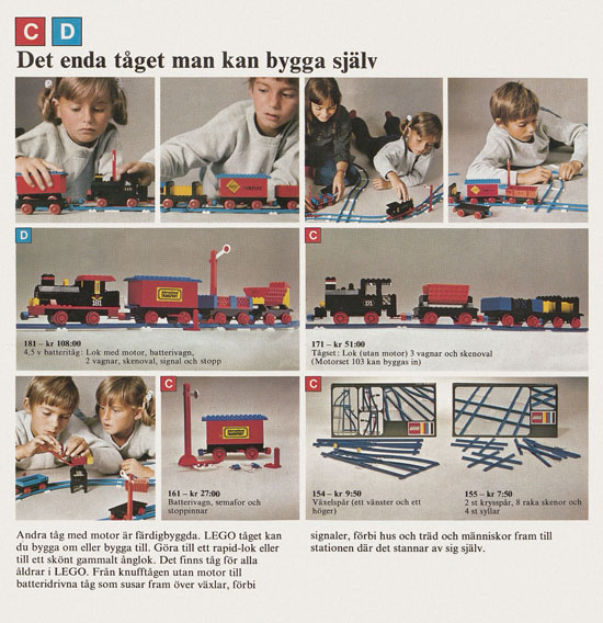 Lego catalogue Sweden 1974