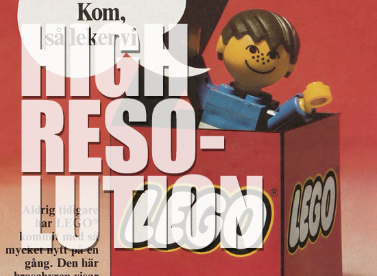 Lego catalogue Sweden 1974