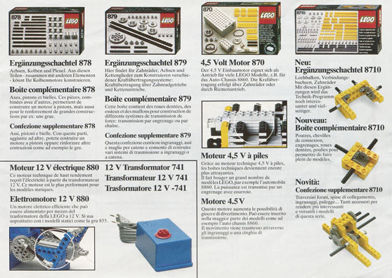 Seite 9 Lego Technic Katalog 1981
