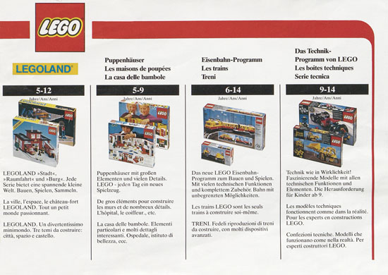 Seite 11 Lego Technic Katalog 1981