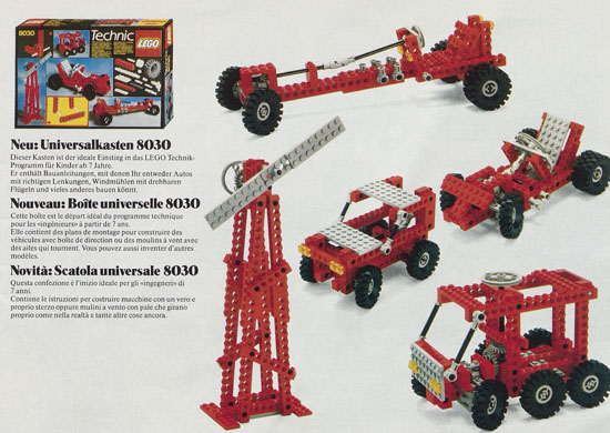 Seite 3 Lego Technic Katalog 1982