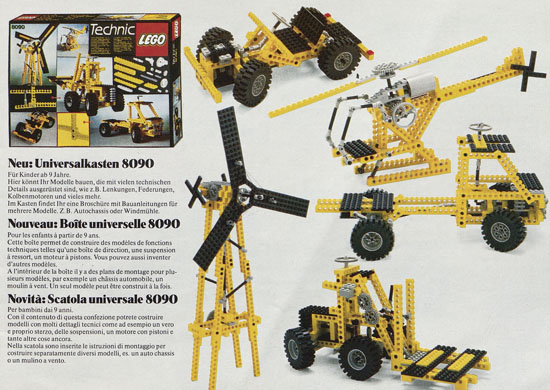 Seite 5 Lego Technic Katalog 1982