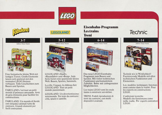 Lego Technic Katalog 1982