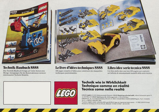Seite 16 Lego Technic Katalog 1982