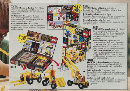Seite 3 Lego Technic Prospekt 1988