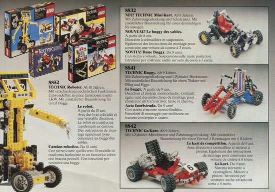 Seite 5 Lego Technic Prospekt 1988