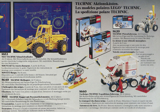 Lego Technic Prospekt 1988