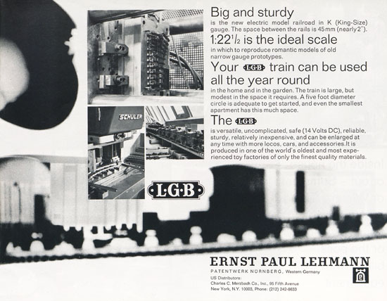 Seite 3 Lehmann Gross-Bahn Katalog 1969-1970