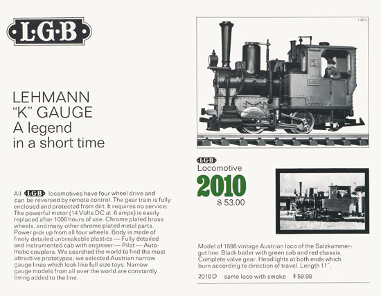 Seite 5 Lehmann Gross-Bahn Katalog 1969-1970