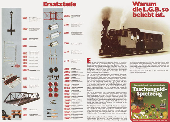 Lehmann Das LGB-Programm Katalog 1975-1976