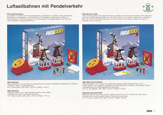 Seite 7 Patent Lehmann Spielzeug Katalog 1981