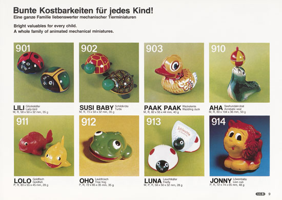 Seite 9 Patent Lehmann Spielzeug Katalog 1981